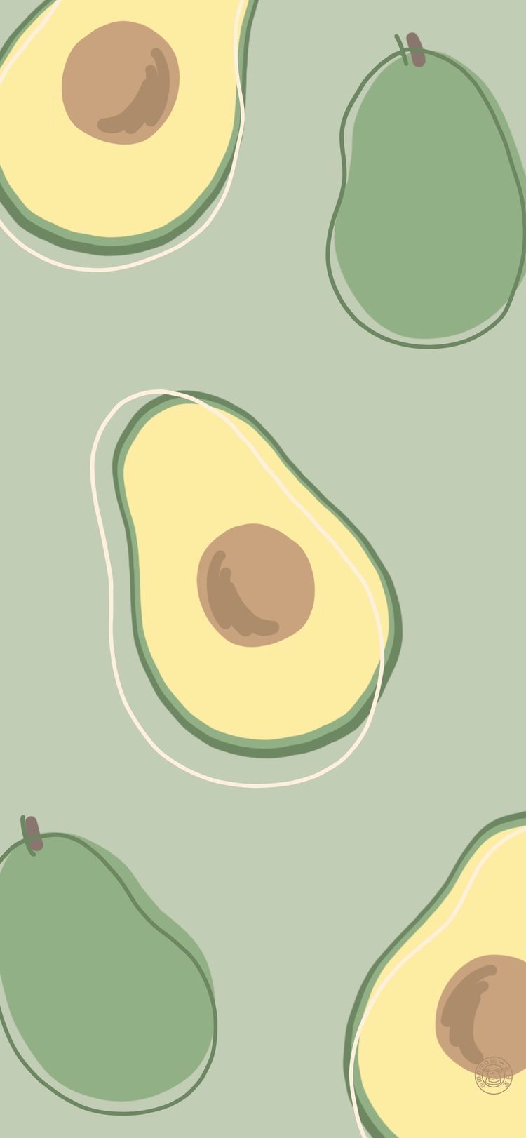 cute avocado backgrounds 0038