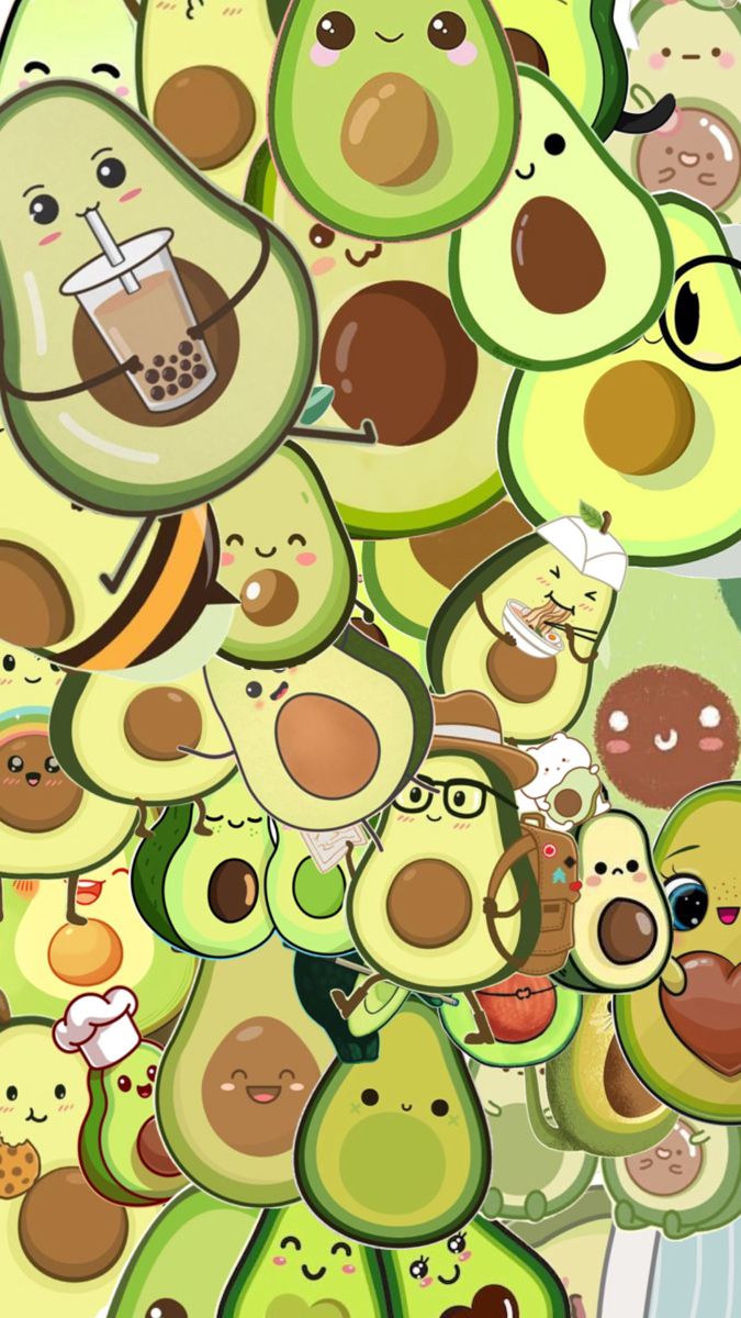 cute avocado backgrounds 0040