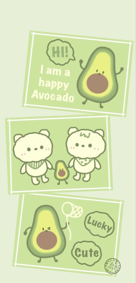 cute avocado backgrounds 0072