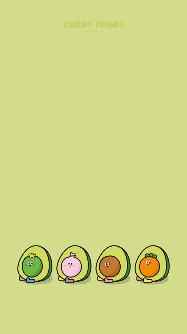 cute avocado backgrounds 0089