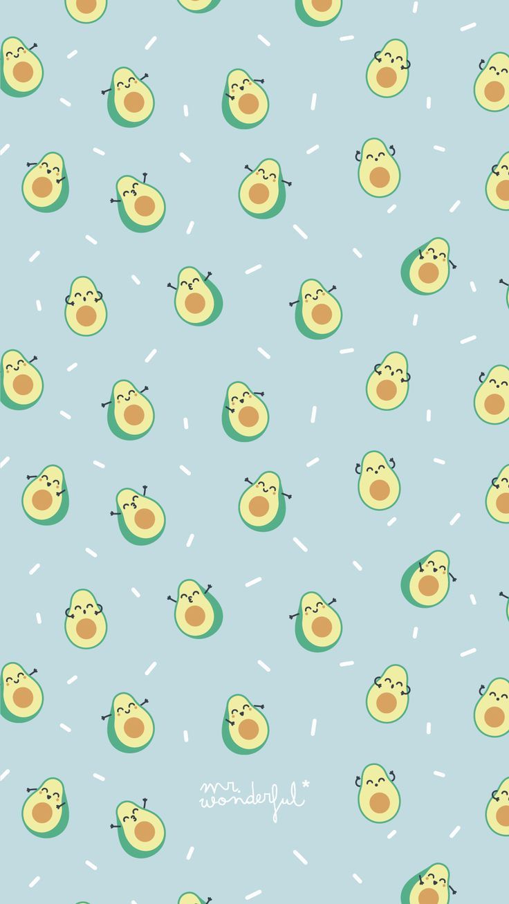 cute avocado backgrounds 0092