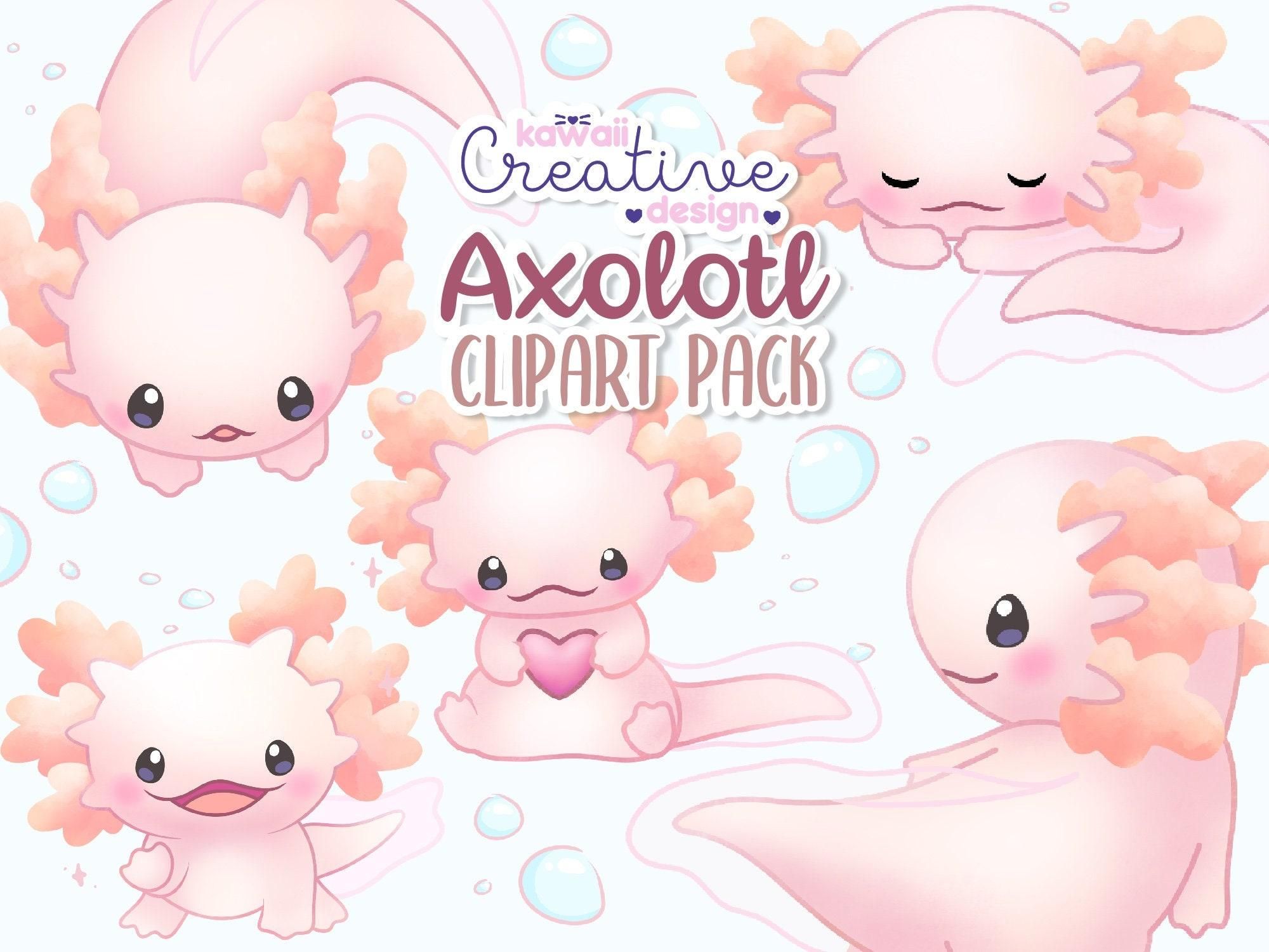 cute axolotl backgrounds 0010