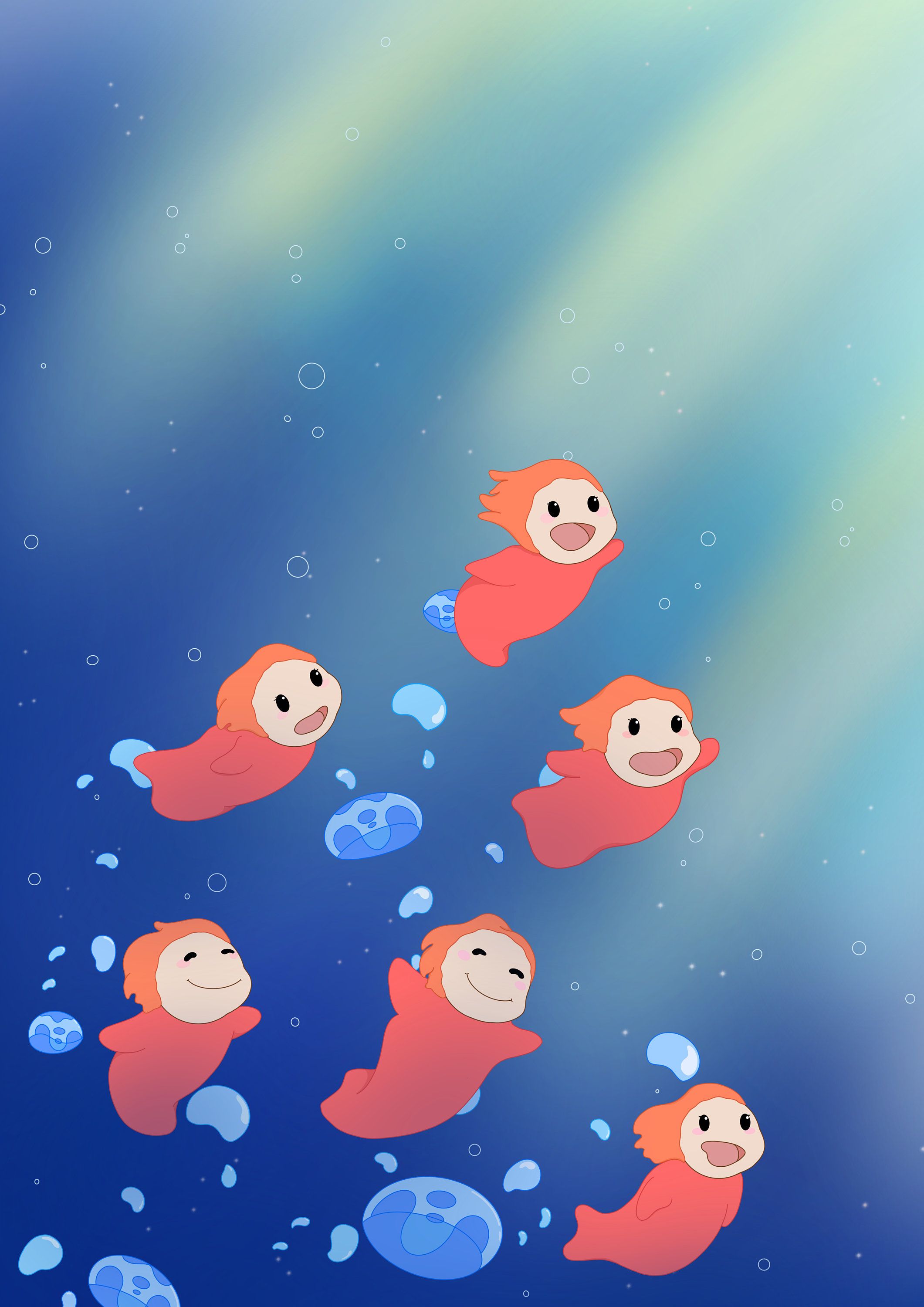 cute axolotl backgrounds 0023