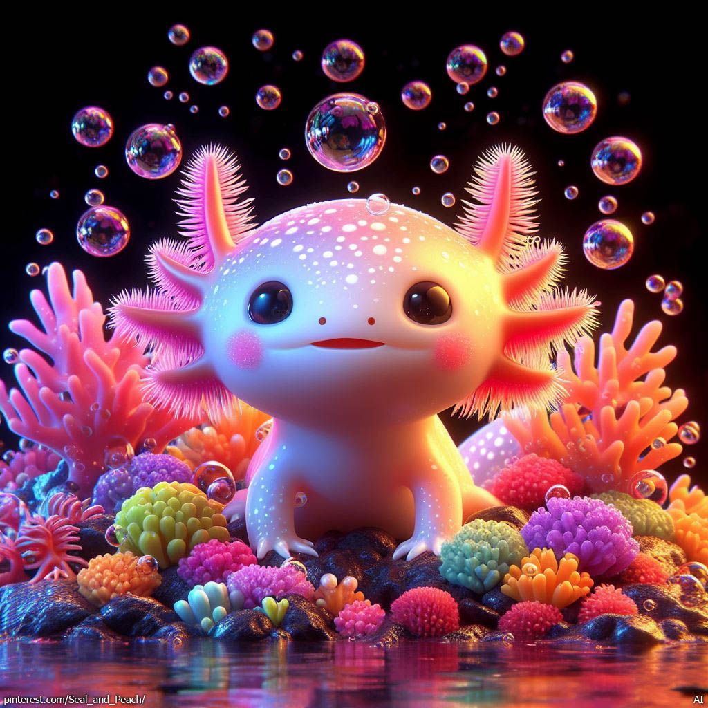 cute axolotl backgrounds 0028