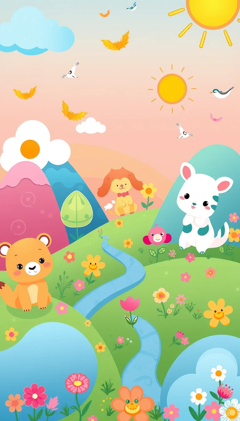 cute background drawing 0021