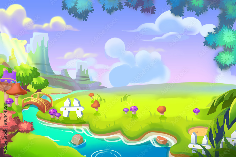 cute background drawing 0089