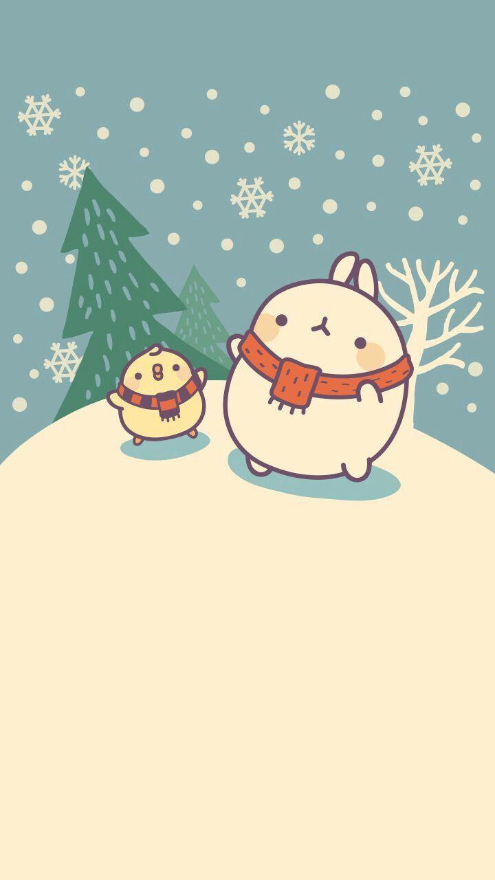 cute backgrounds kawaii christmass 0014