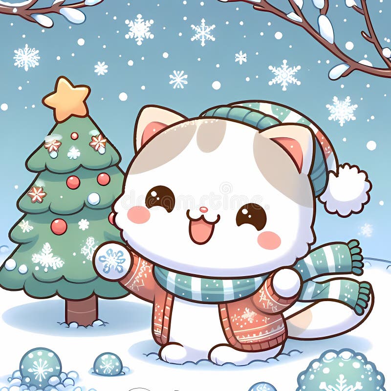 cute backgrounds kawaii christmass 0017