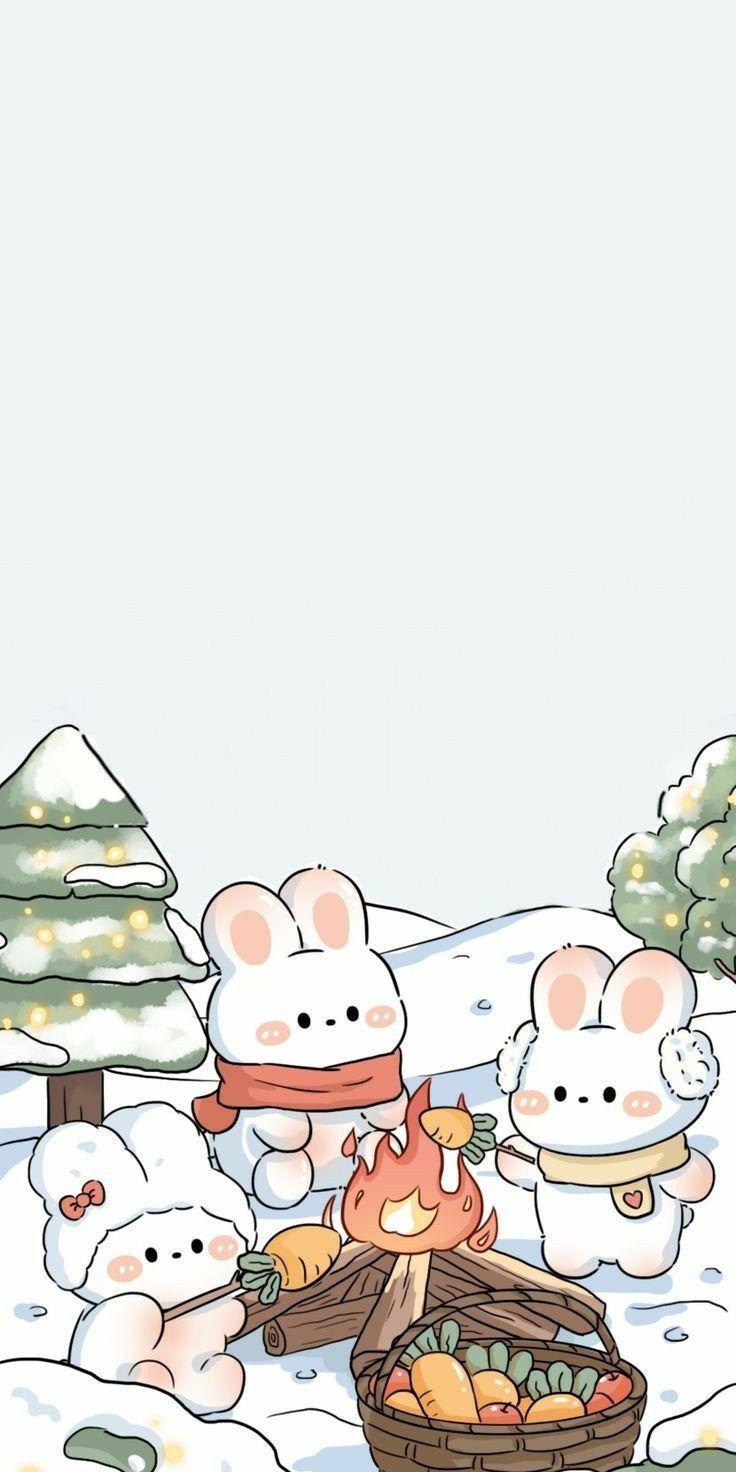 cute backgrounds kawaii christmass 0033