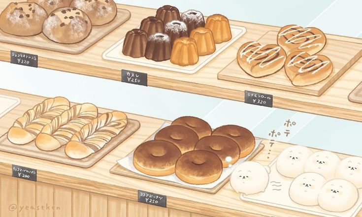 cute bakery background 0030