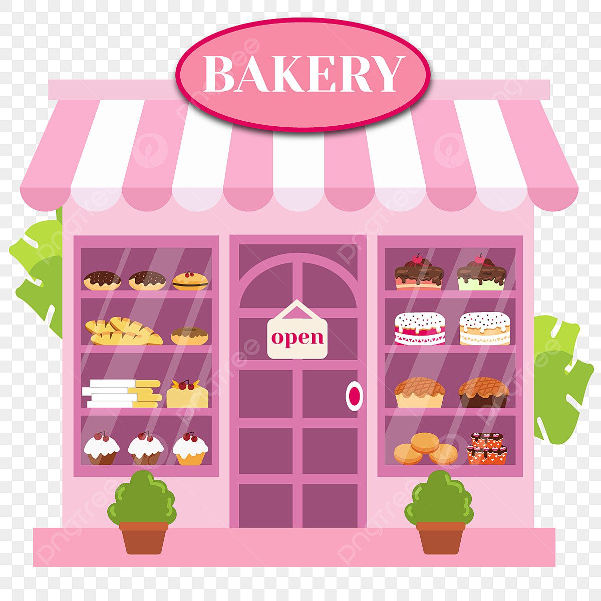 cute bakery background 0031