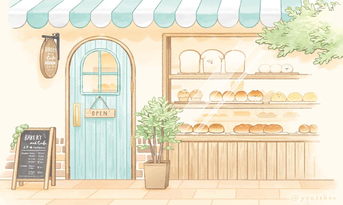 cute bakery background 0035