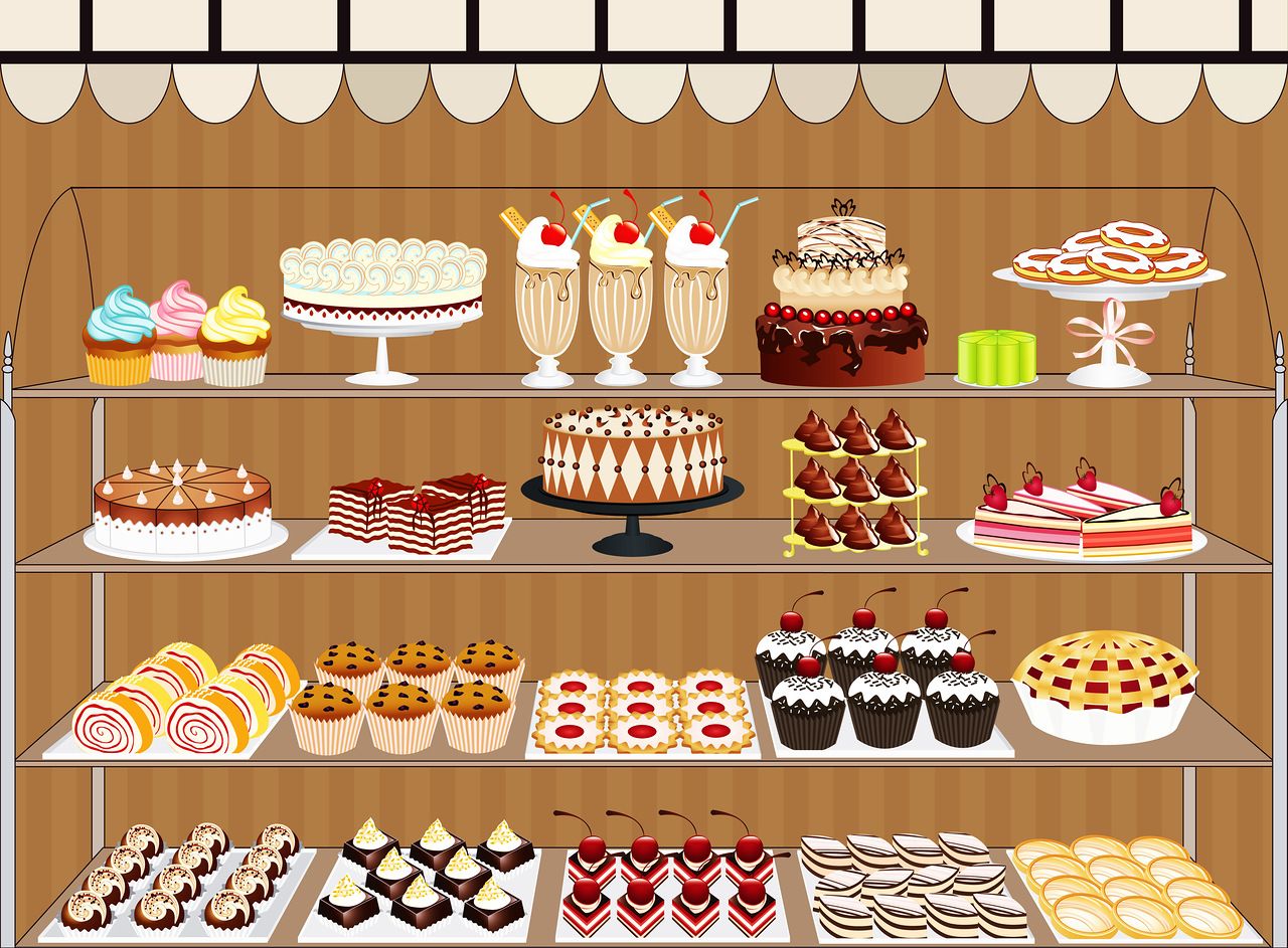 cute bakery background 0088