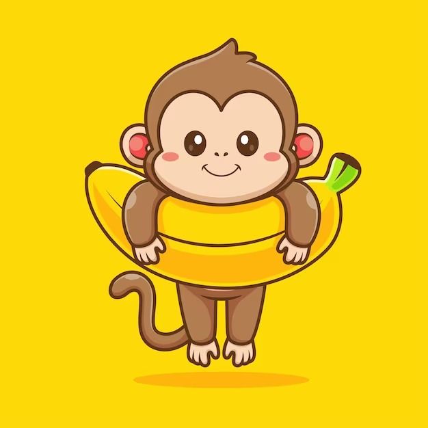 cute banana background 0010