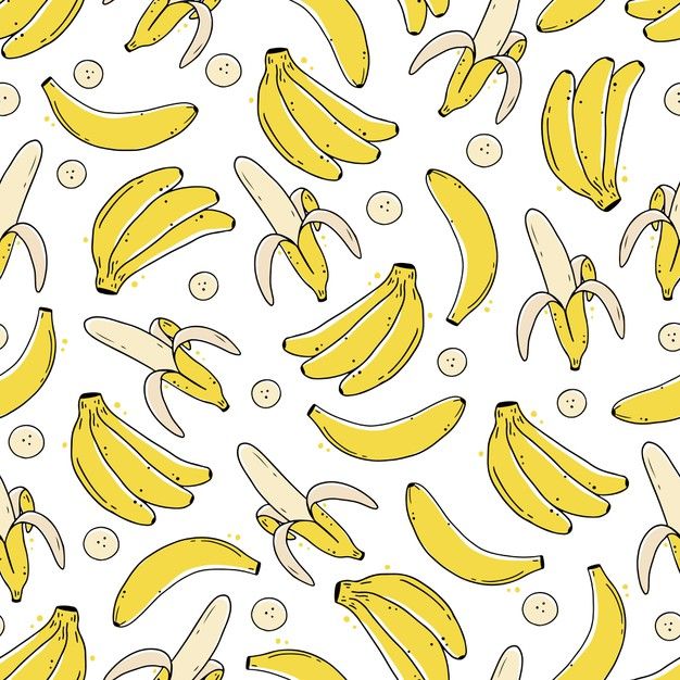 cute banana background 0013