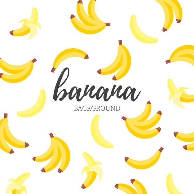 cute banana background 0014