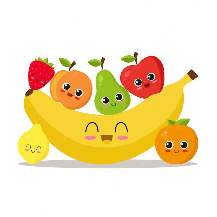 cute banana background 0016