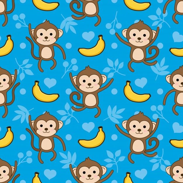 cute banana background 0019