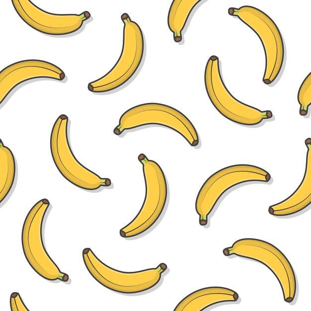 cute banana background 0023