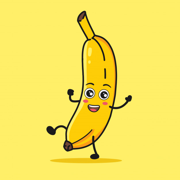 cute banana background 0024