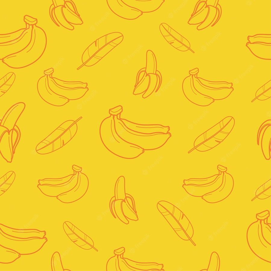 cute banana background 0027