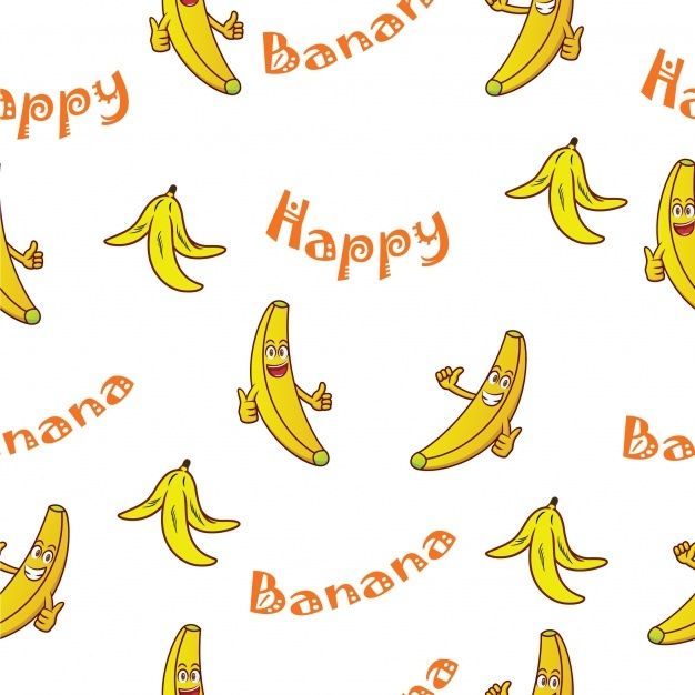 cute banana background 0076