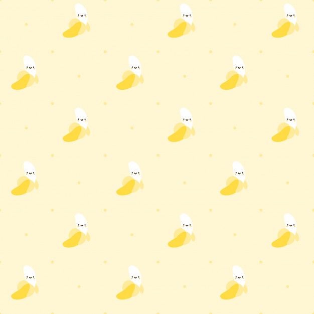 cute banana background 0077