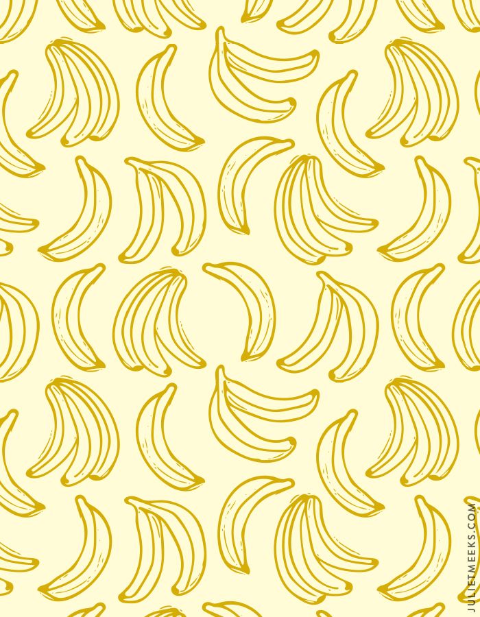 cute banana background 0080