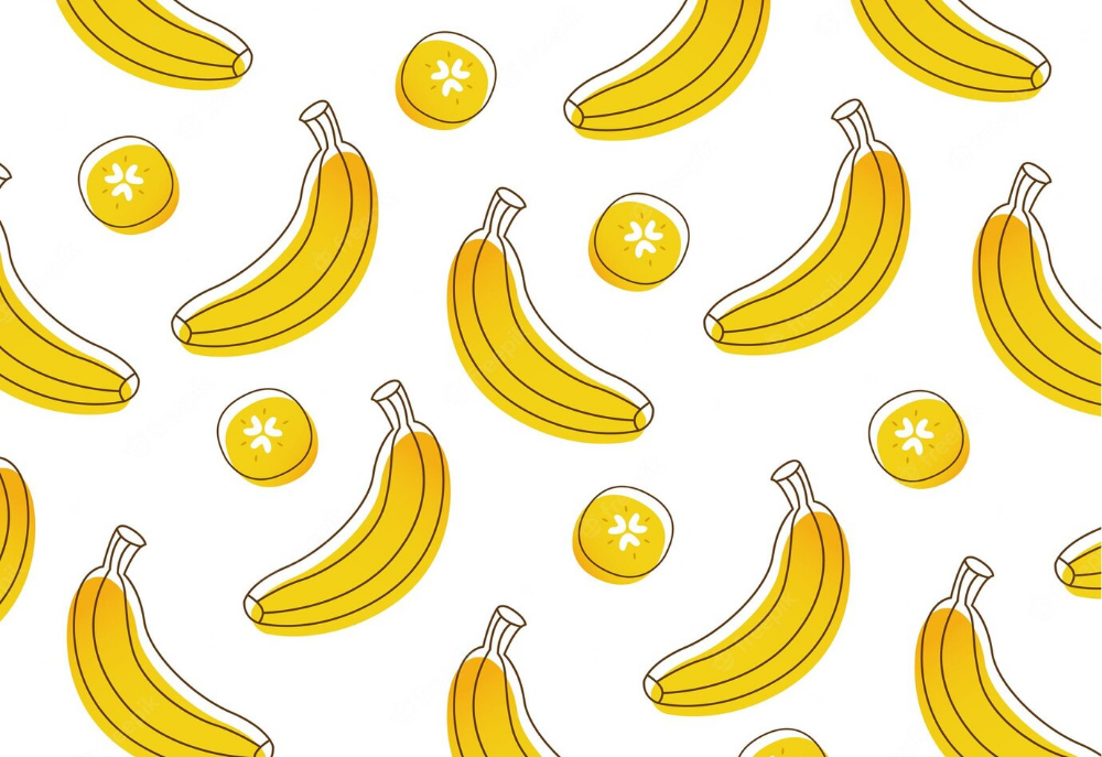 cute banana background 0098