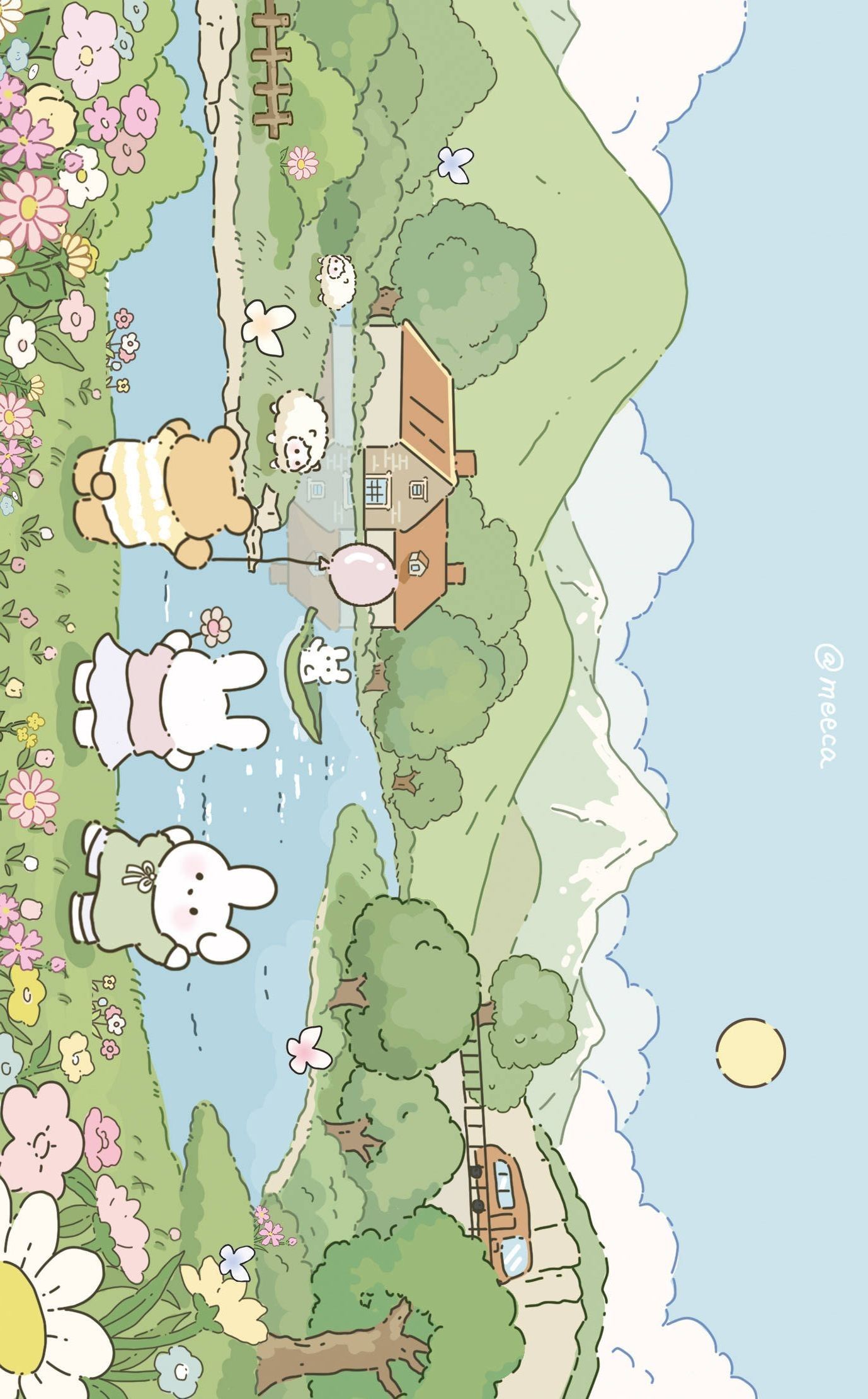 cute bear backgrounds 0016