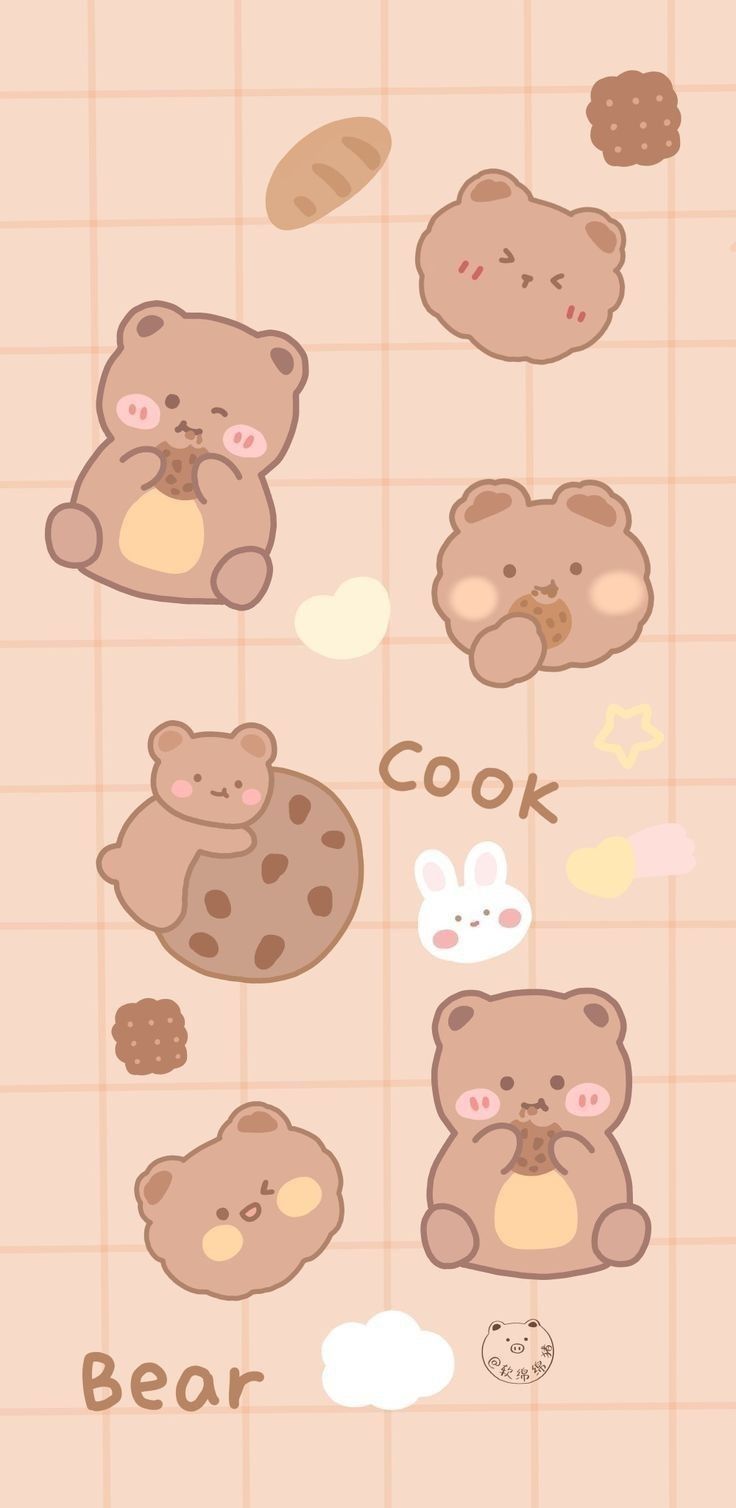 cute bear backgrounds 0020