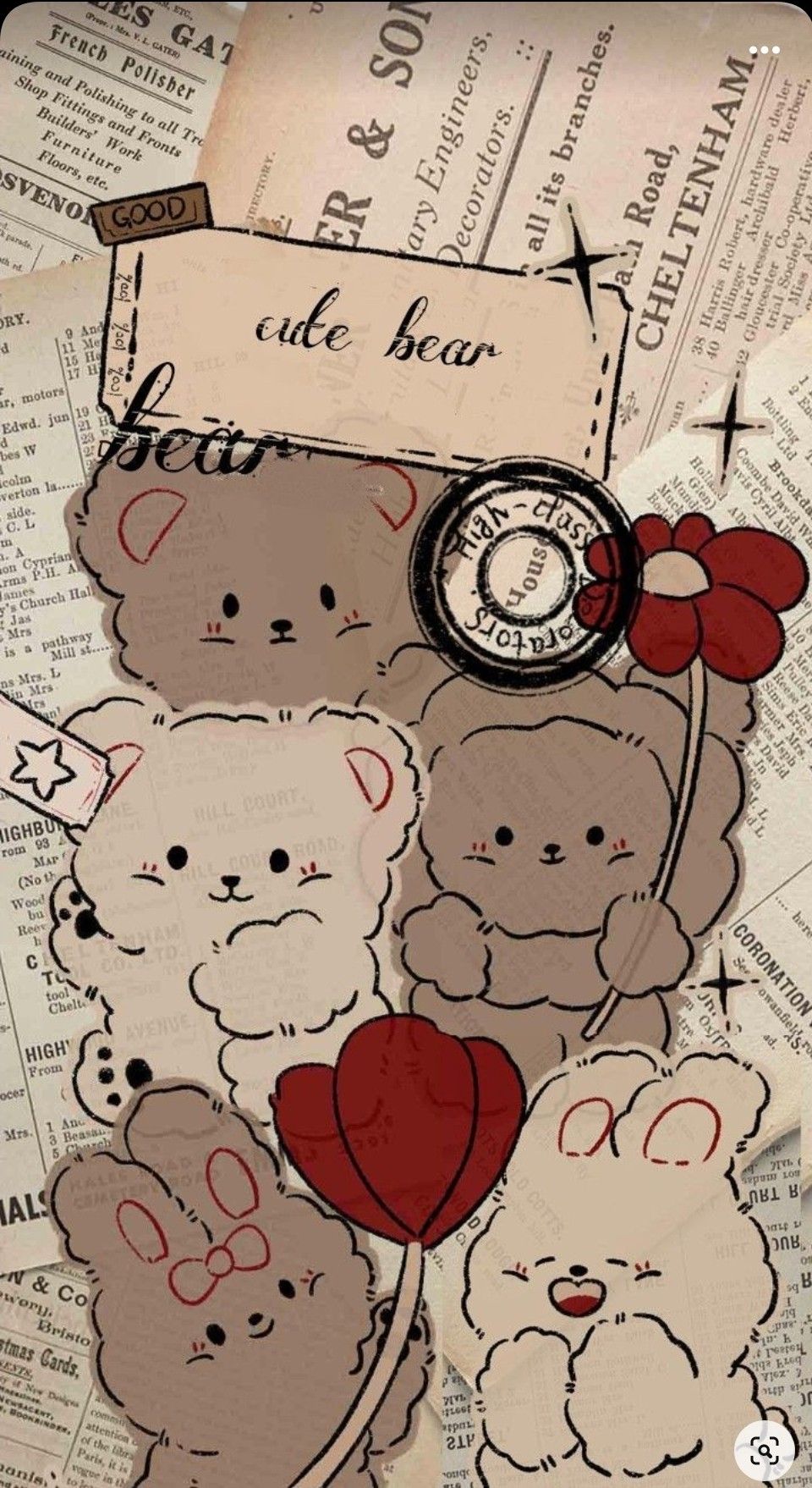 cute bear backgrounds 0024