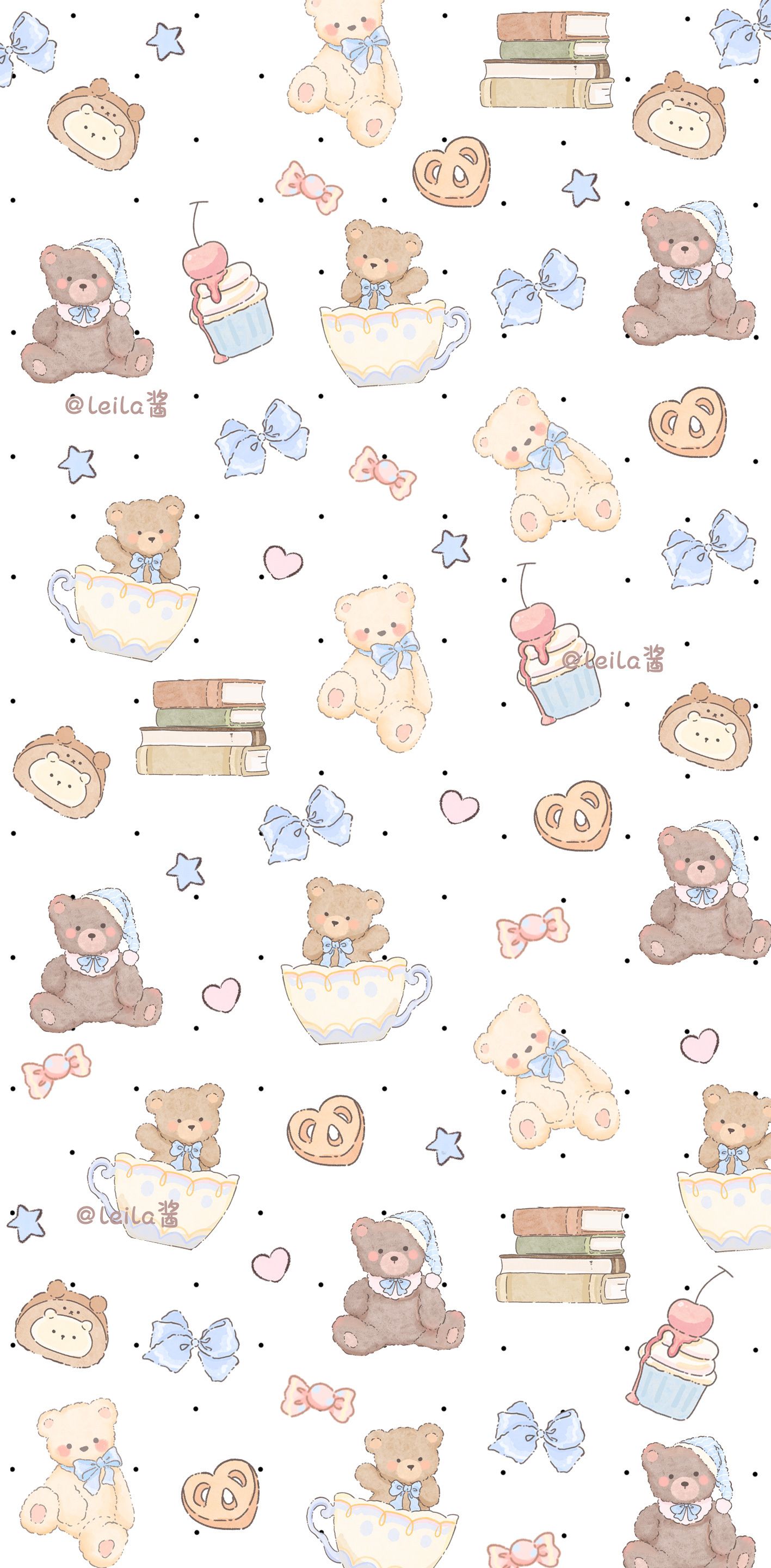 cute bear backgrounds 0087