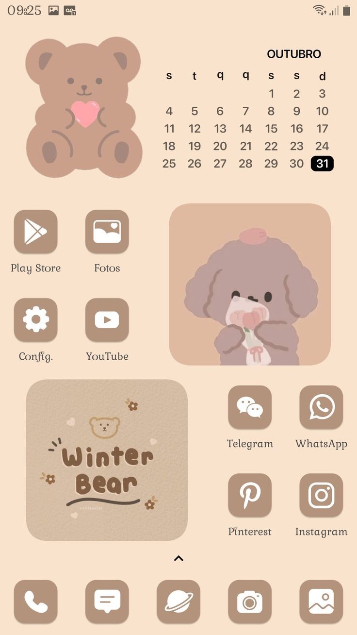 cute bear backgrounds 0088