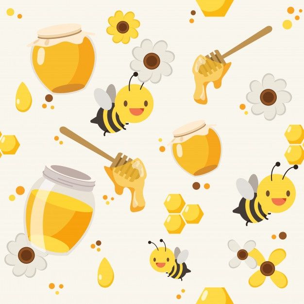 cute bee backgrounds 0027