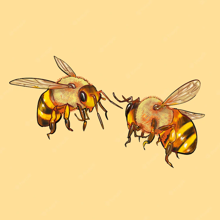 cute bee backgrounds 0037