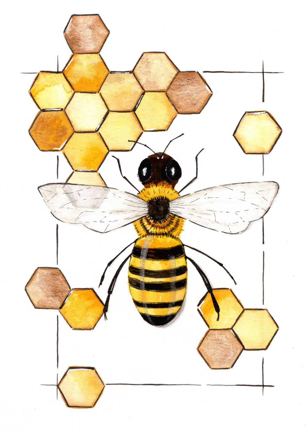 cute bee backgrounds 0055