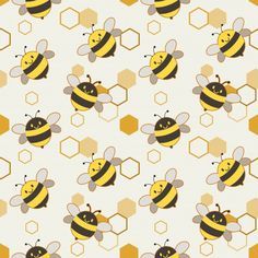 cute bee backgrounds 0057