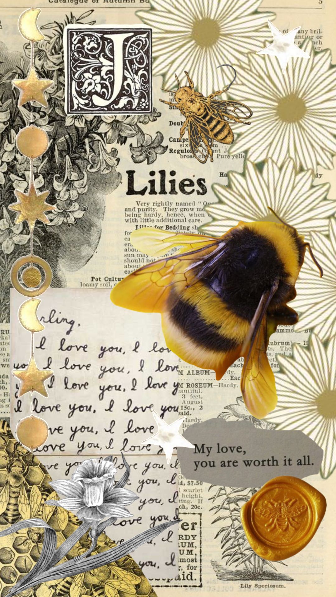 cute bee backgrounds 0060