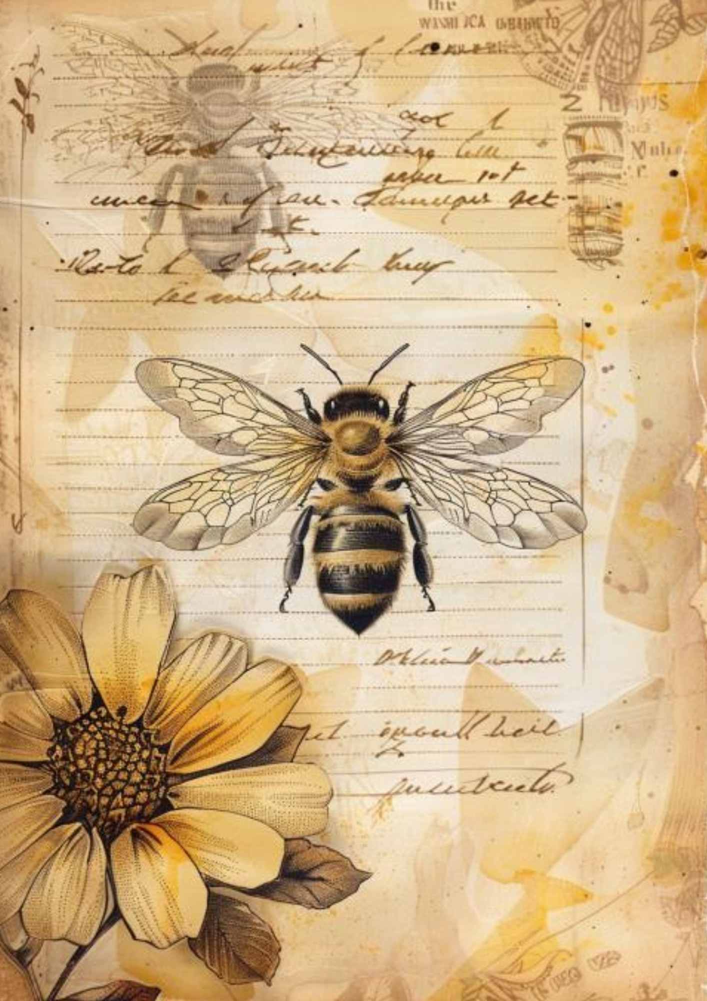 cute bee backgrounds 0065