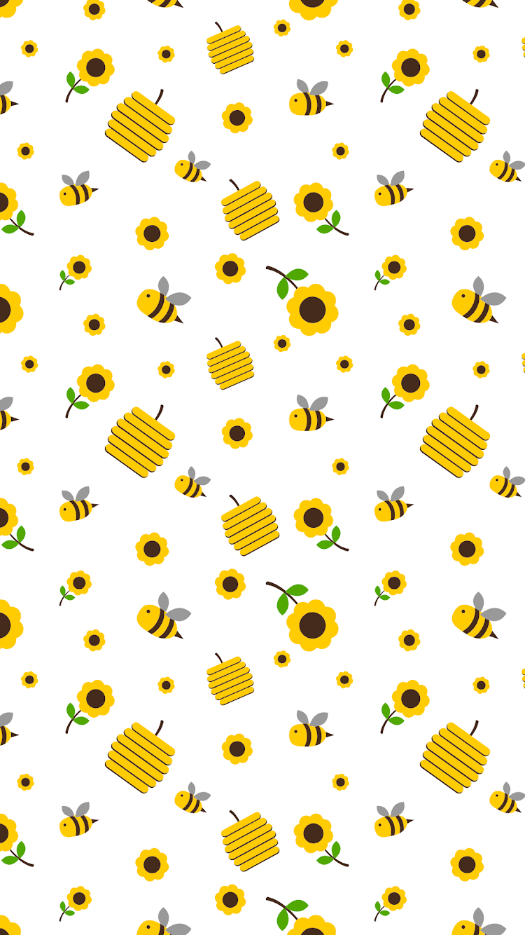 cute bee backgrounds 0080