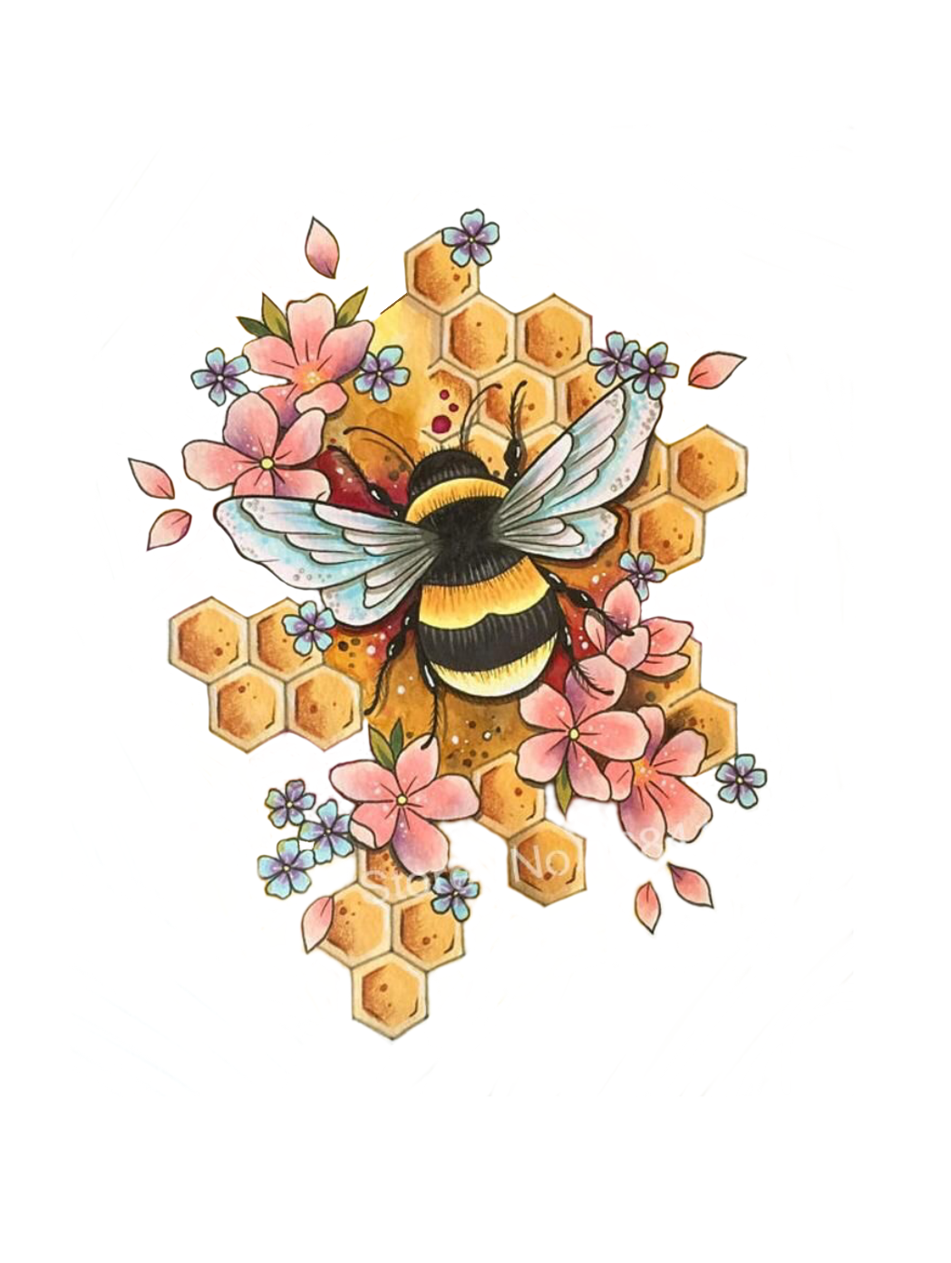 cute bee backgrounds 0092