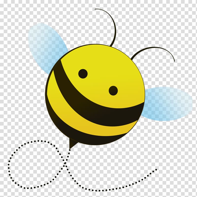 cute bee transparent background 0026