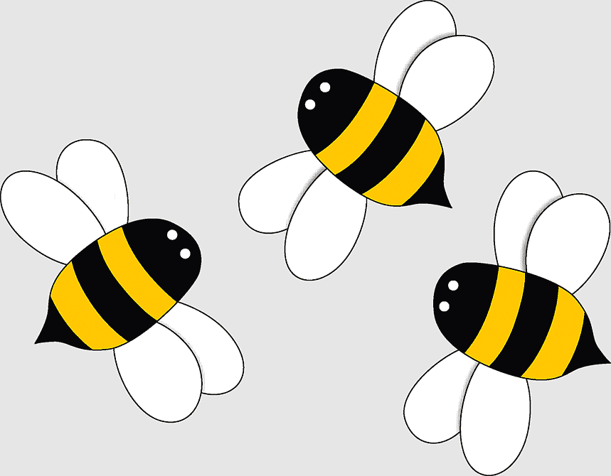 cute bee transparent background 0034