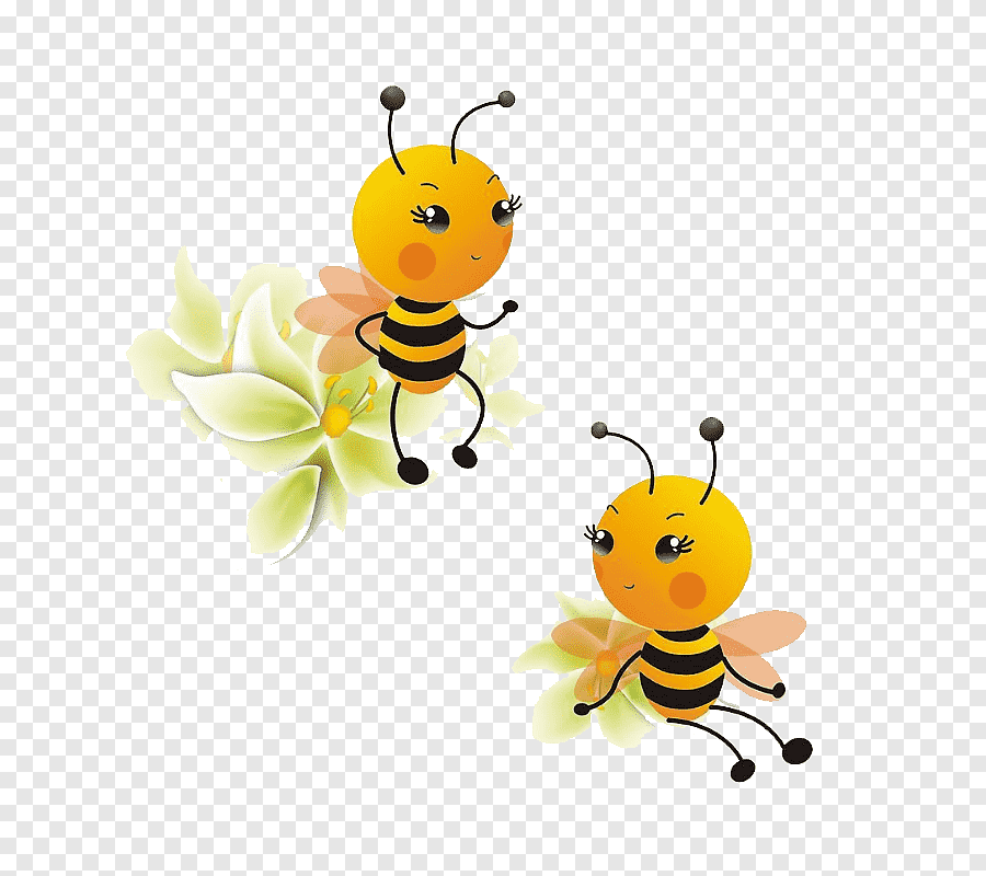 cute bee transparent background 0037