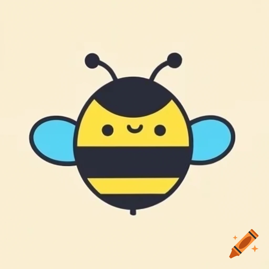 cute bee transparent background 0039