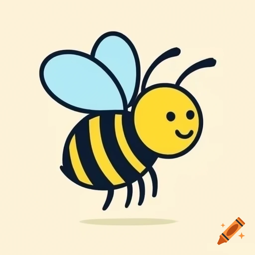 cute bee transparent background 0055