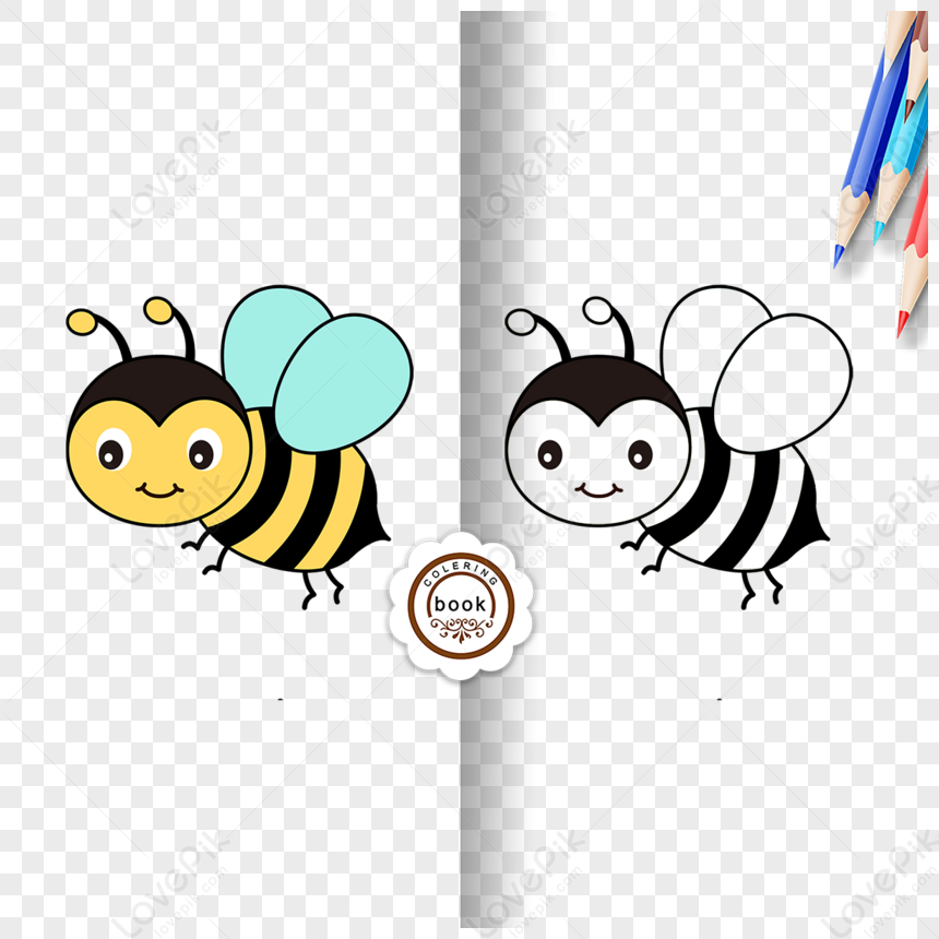 cute bee transparent background 0057