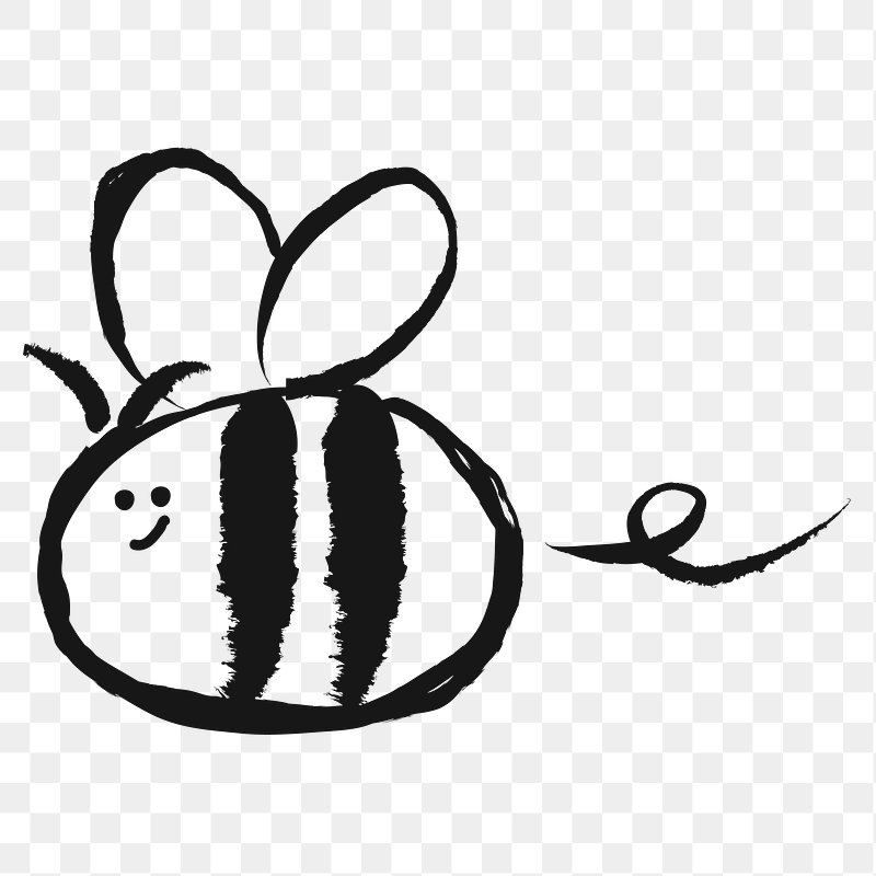 cute bee transparent background 0058