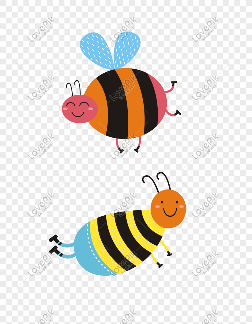 cute bee transparent background 0079